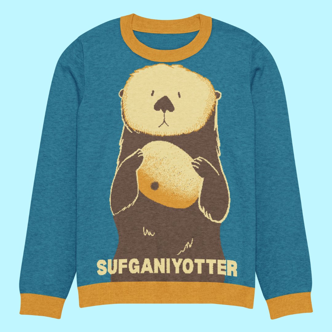 Sufganiyotter Knit Hanukkah Sweater