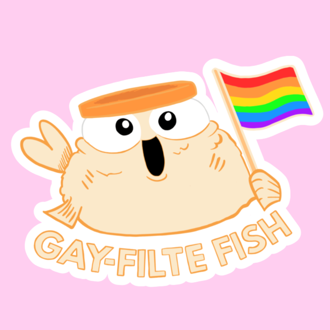 Gay-Filte Fish Sticker