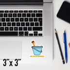 Pail of Sediment Sticker