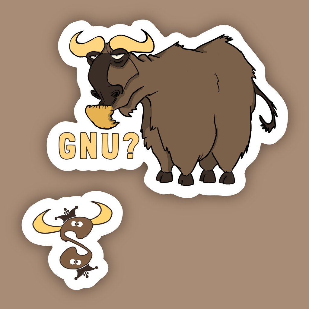 Gnu? Sticker