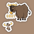 Gnu? Sticker