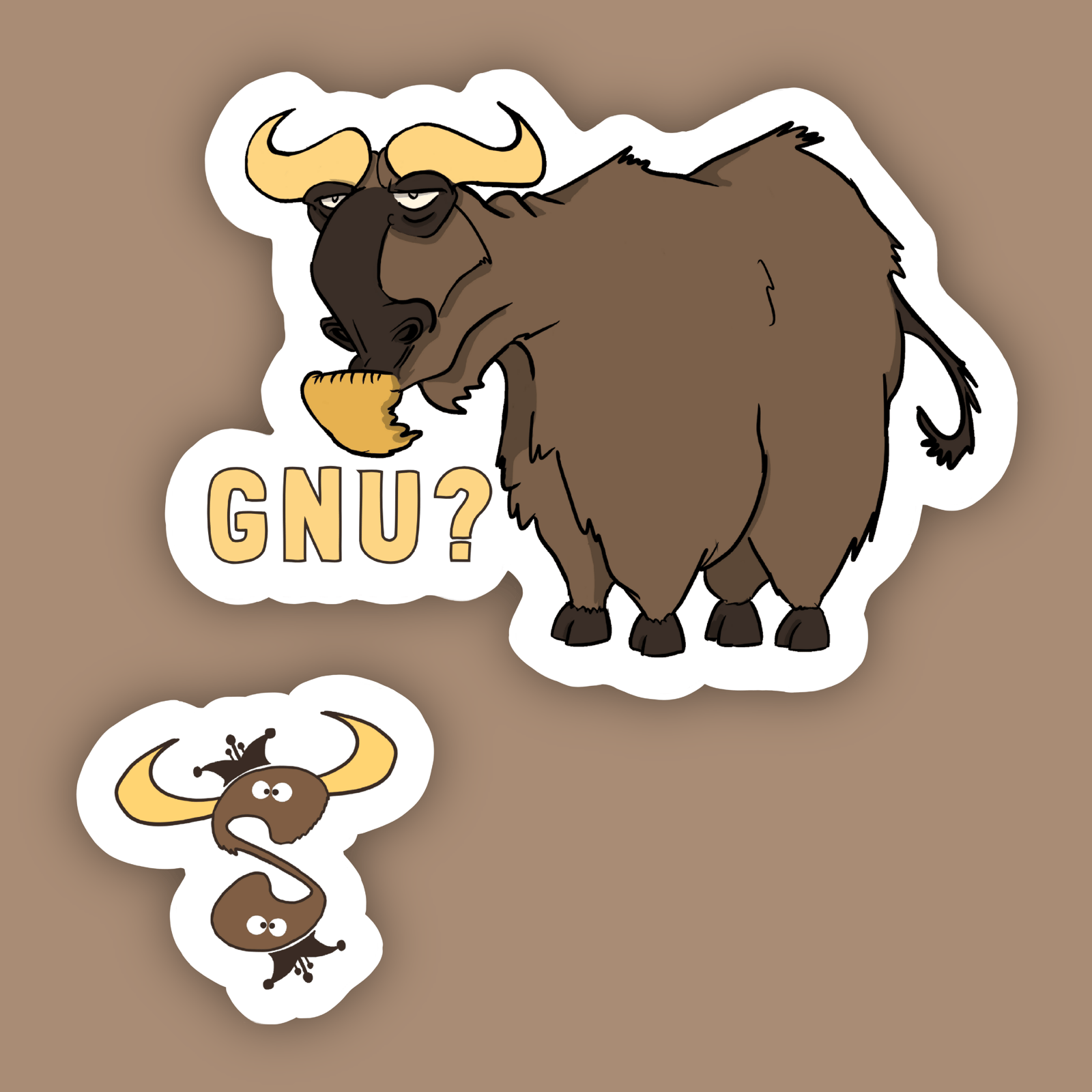 Gnu? Sticker