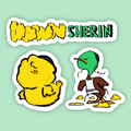 Downsherin Sticker Set