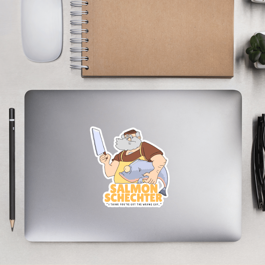 Salmon Schechter Sticker