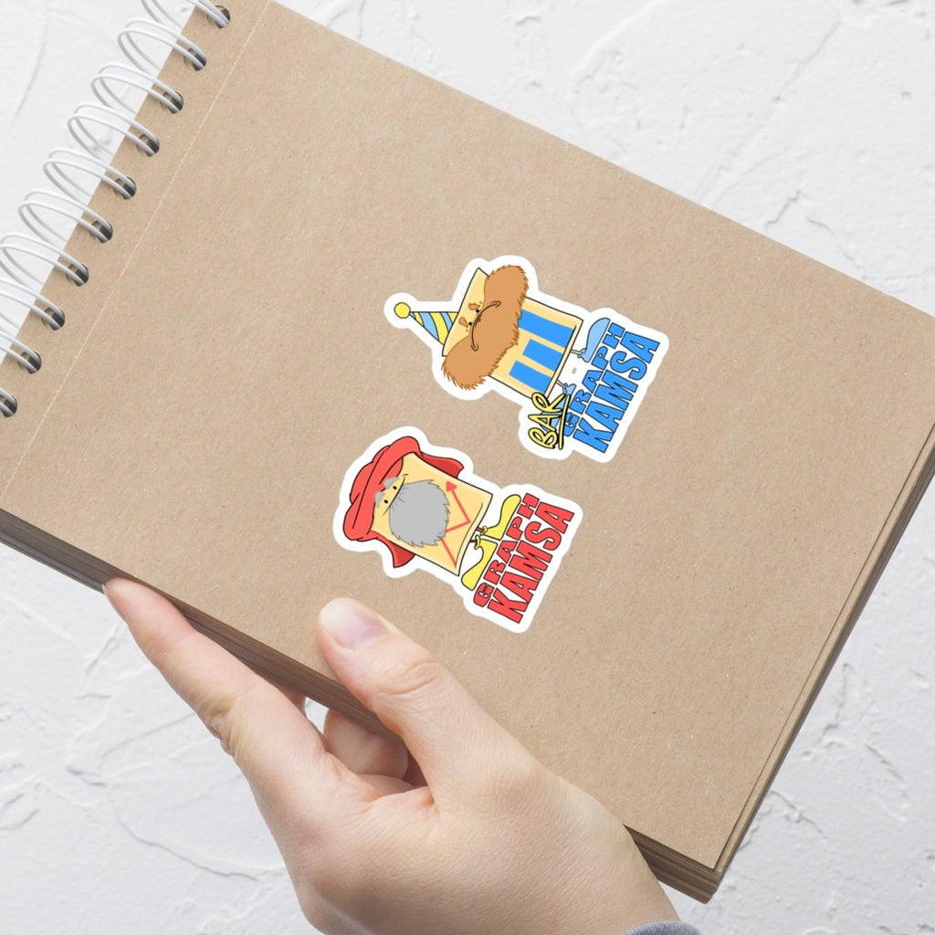 Graph Kamsa + Bar Graph Kamsa Sticker Set