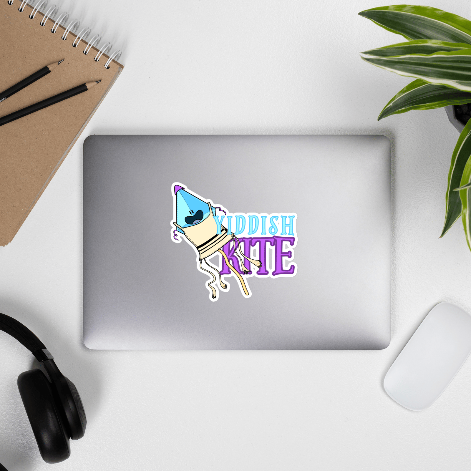 Yiddish Kite Sticker
